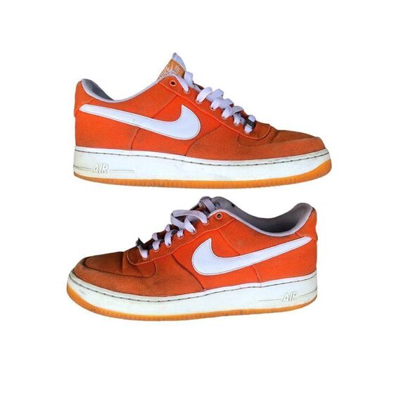 VINTAGE 2007 nike air force 1 low orange peel size 12 womens - Picture 11 of 16